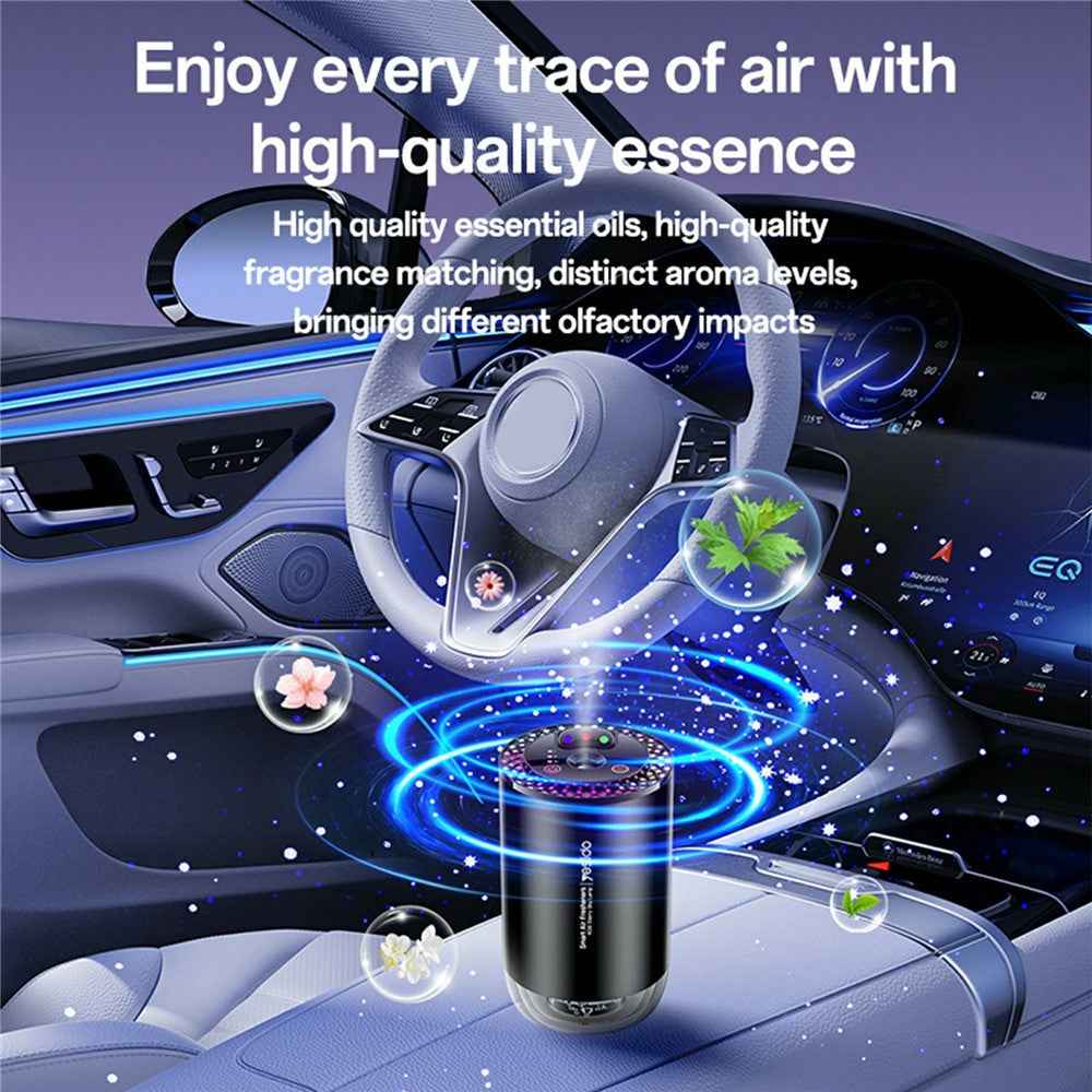 YESIDO VC14 Car Aromatherapy Diffuser Smart Air Freshener Rechargeable RGB Starry Sky Ambient Lamp
