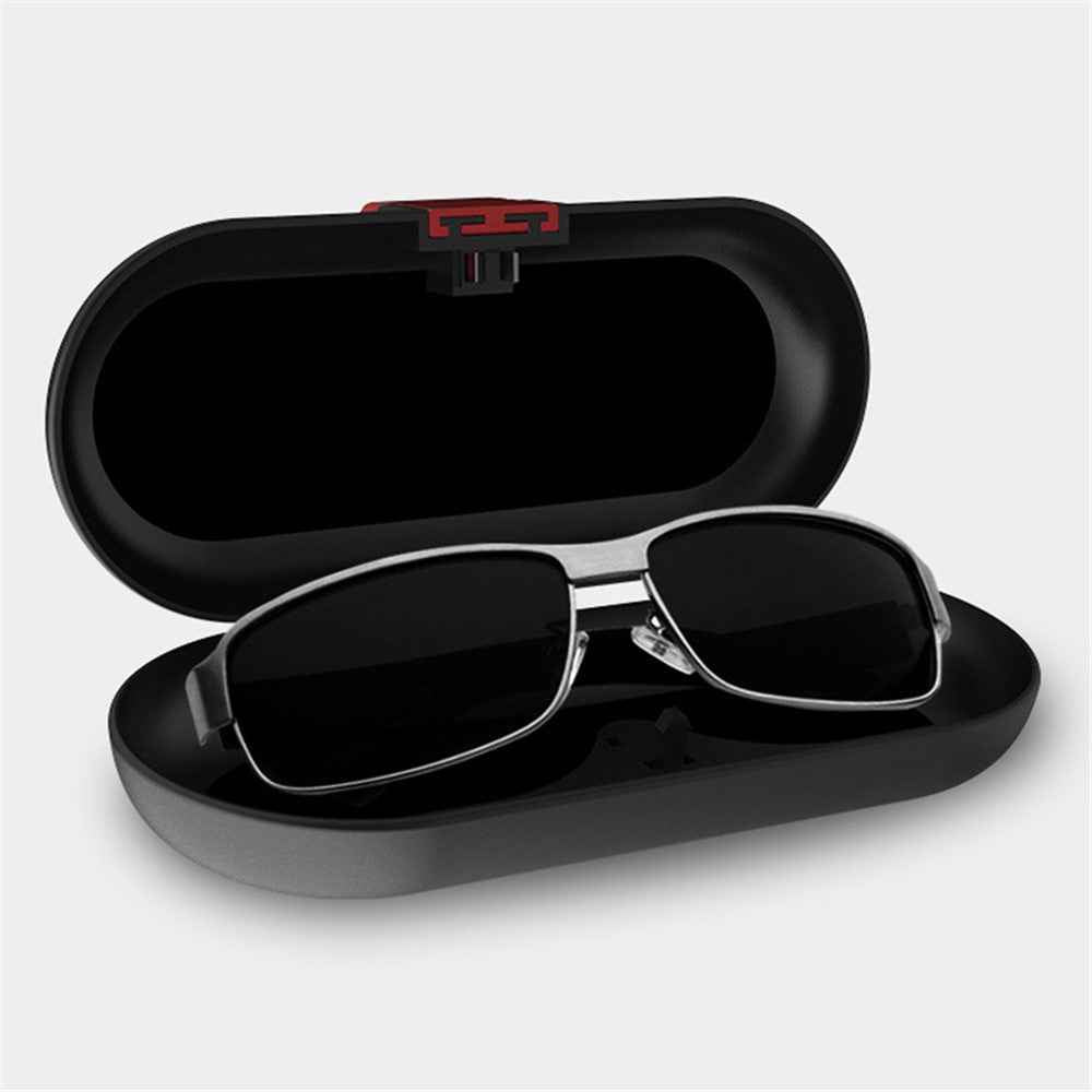 BEN.JACK Glasses Holders for Cars, Sunglasses Holder Clip for Sun Visor, Ticket Card Clip Eyeglasses Mount - Black