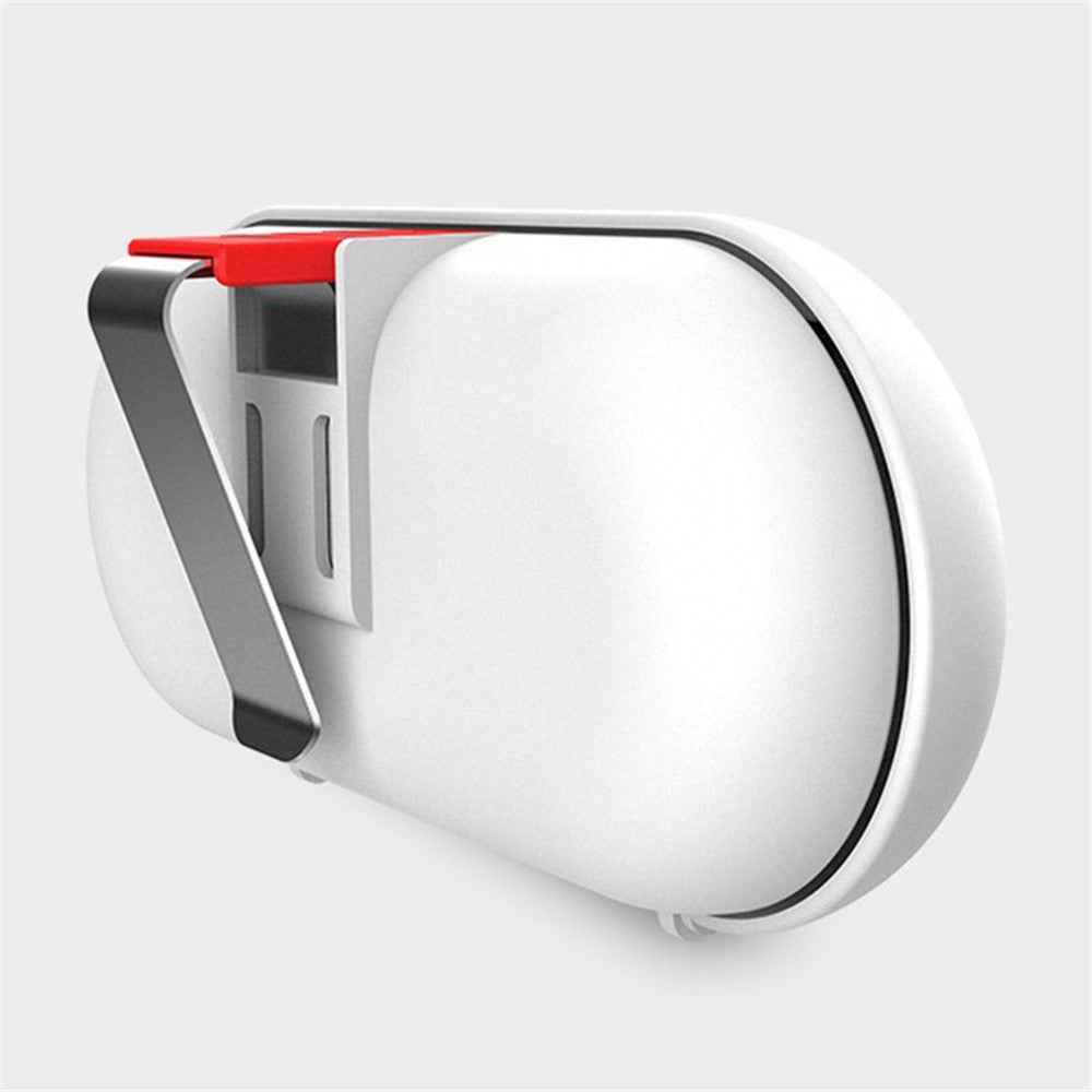 BEN.JACK Glasses Holders for Cars, Sunglasses Holder Clip for Sun Visor, Ticket Card Clip Eyeglasses Mount - White