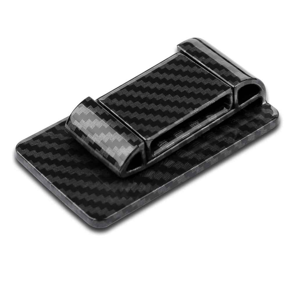 1302 Seat Belt Holder Stabilizer Fastener Car Seat Lock Buckle Interior Accessories - Carbon Fiber