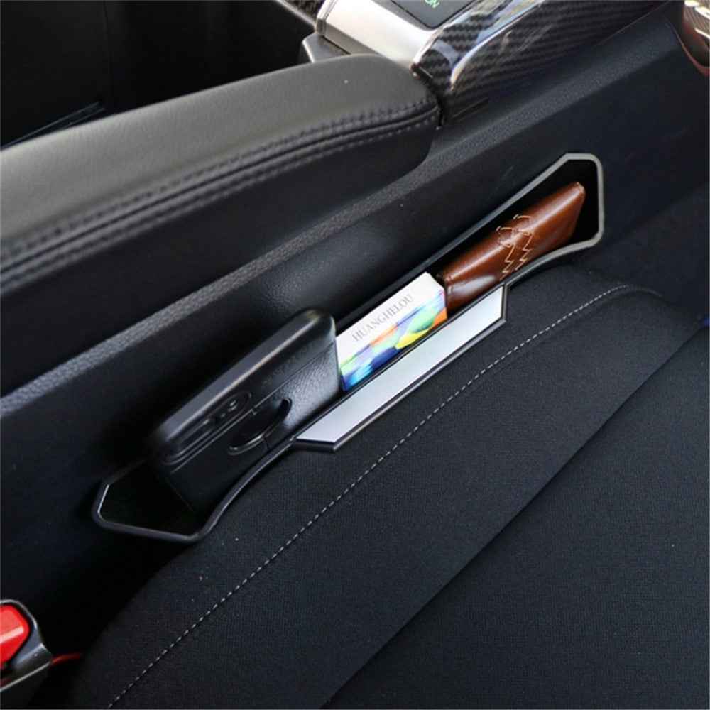 Multifunction Car Center Console Seat Seam Storage Box Filler Gap Holder Case Organizer
