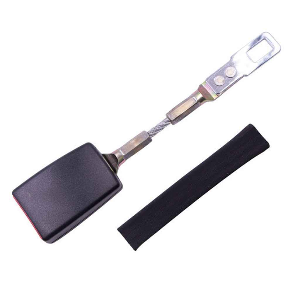 25cm Car Seat Belt Extension Safety Seatbelt Extender for Pregnant Woman Fat People - Black