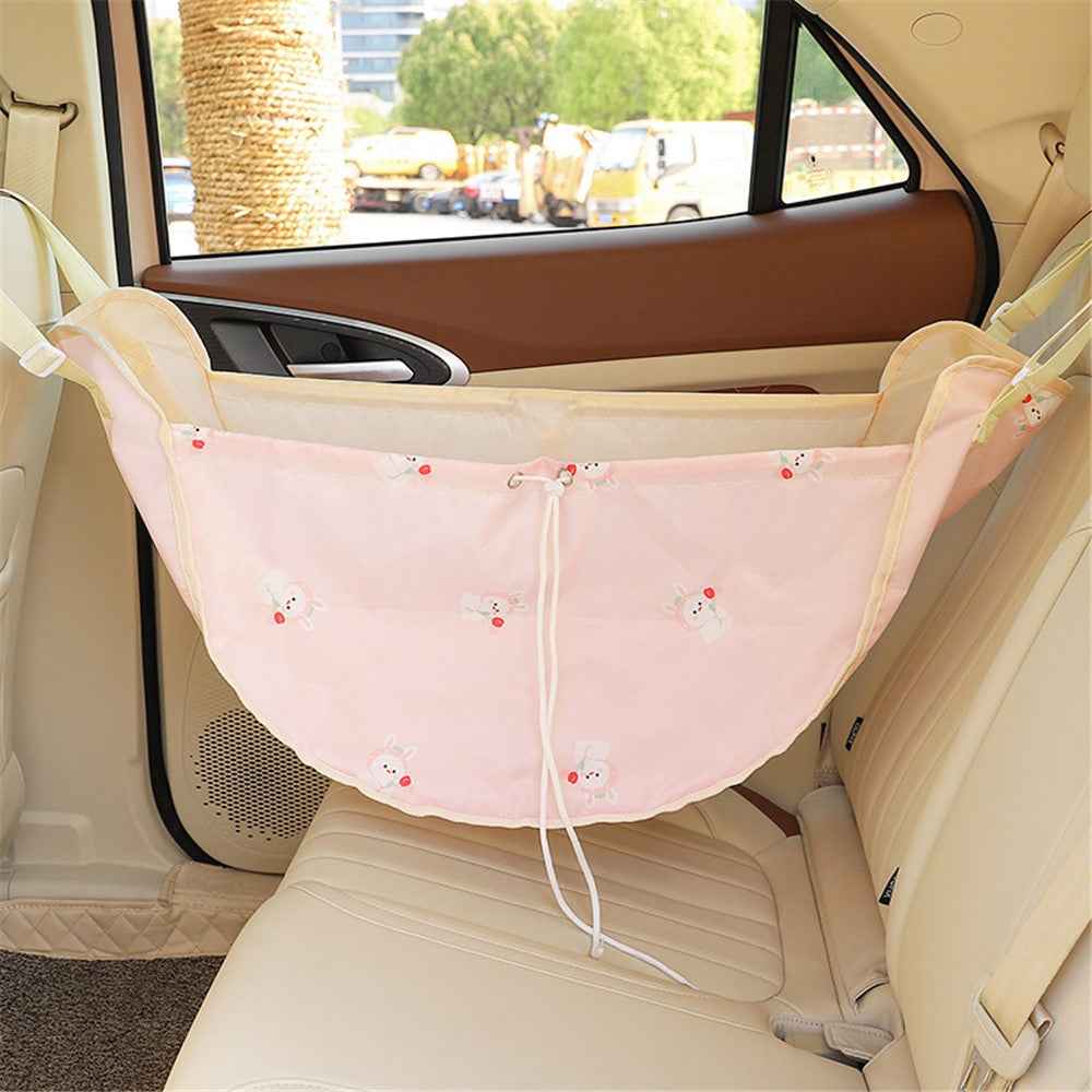 Oxford Cloth Rear Seat Sundries Bag Car Hammock Storage Bag Backseat Organizer - Tulip and Rabbit
