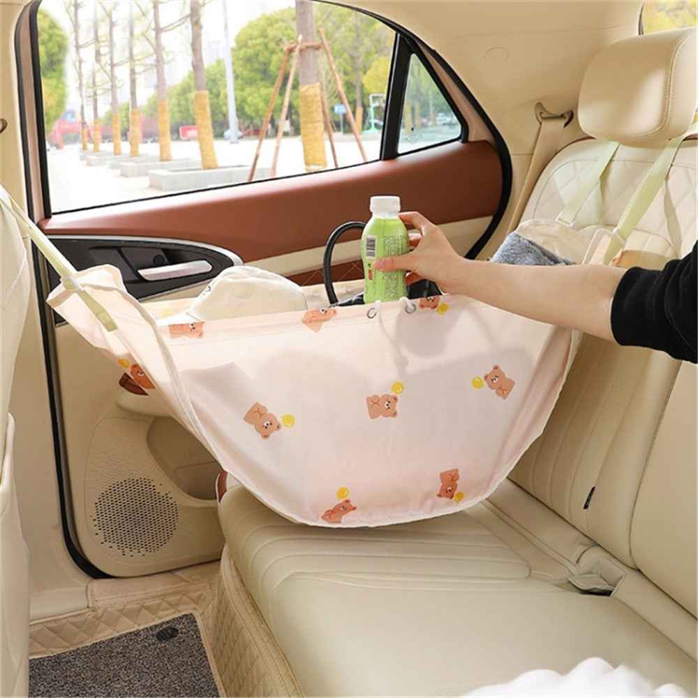 Oxford Cloth Rear Seat Sundries Bag Car Hammock Storage Bag Backseat Organizer - Tulip and Rabbit