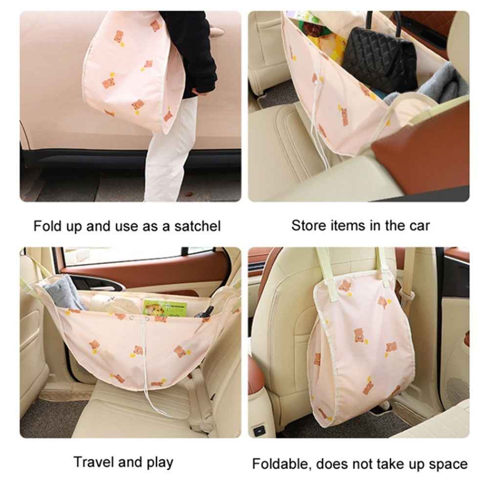 Oxford Cloth Rear Seat Sundries Bag Car Hammock Storage Bag Backseat Organizer - Tulip and Rabbit
