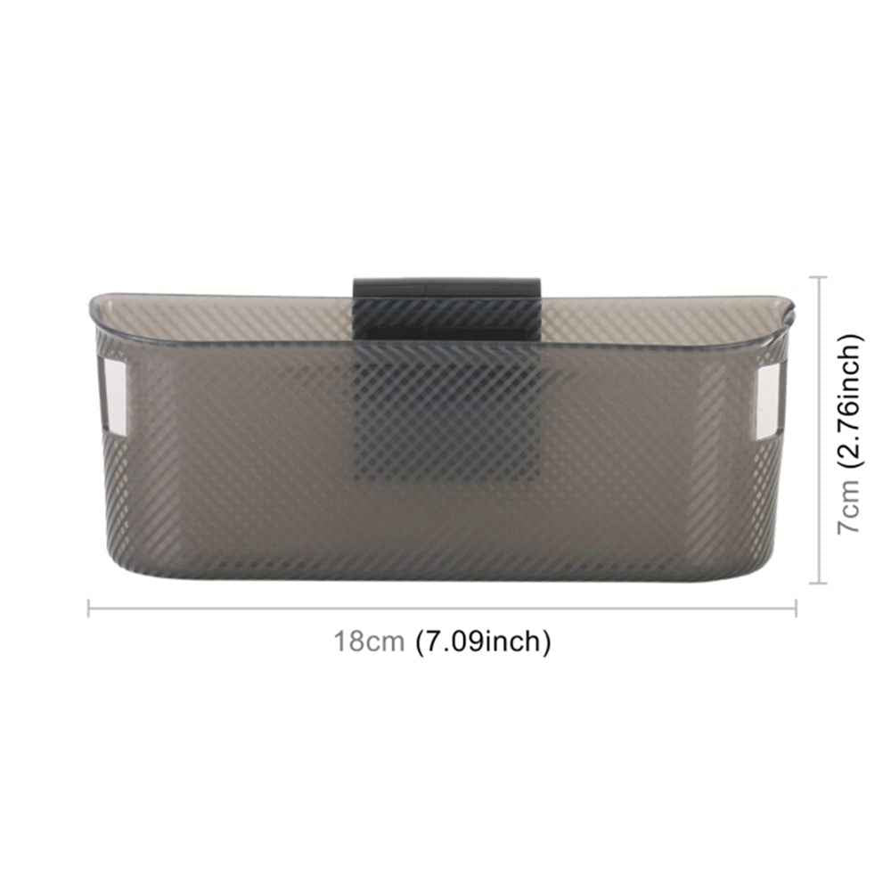 3R 2105 18x3x7cm Car Storage Box Silicone+ABS Phone Card Coin Organizer Case