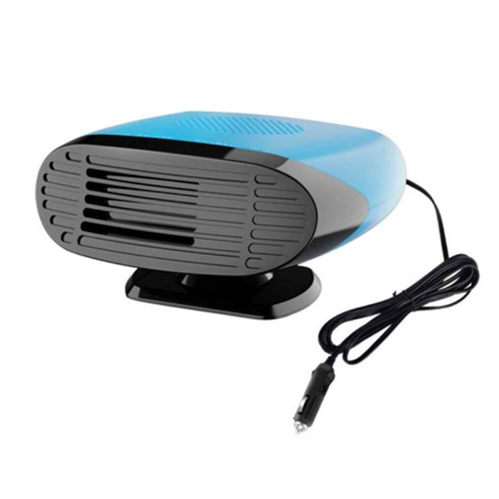 FL-002 24V Mini Car Windshield Defrosting Defogging Heater Winter Vehicle Interior Heating Fan - Blue