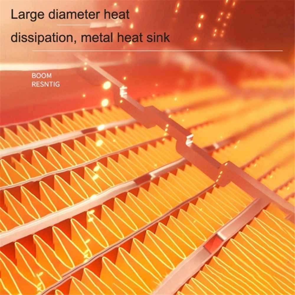 FL-002 12V Mini Car Windshield Heater Defrost Defog Device Winter Vehicle Interior Heating Fan - Black
