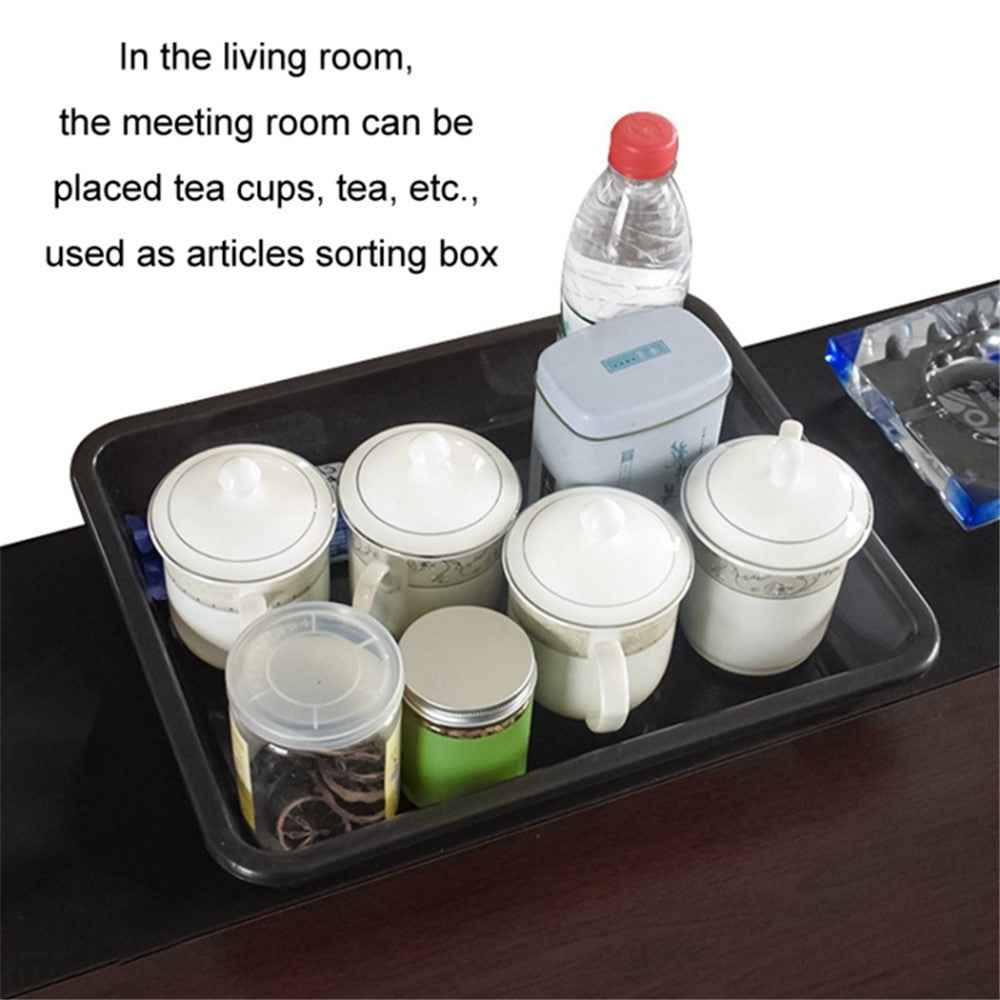 Size S Multifunctional Car Rear Seat Storage Tray Shoe Holder Home Teacup Organizer, 328x249x51mm