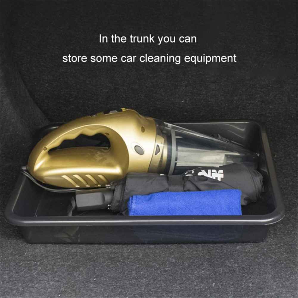 Size L Multifunctional Car Storage Tray Shoe Umbrella Holder Auto Trunk Organizer, 380x300x60mm