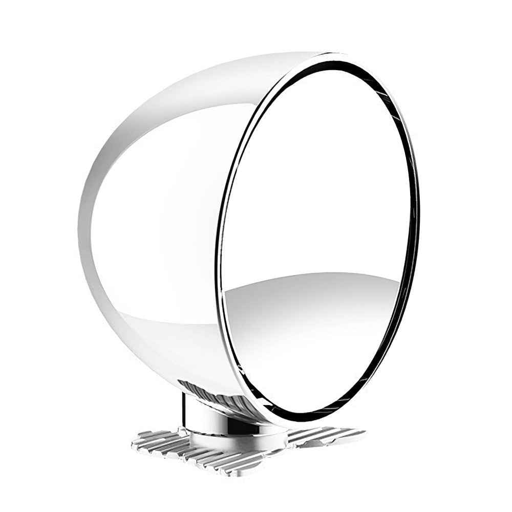 3R 044 65mm Car Blind Spot Mirror Safety Driving Wide Angle 360 Degree Adjustable Clear Rearview Mirror - White