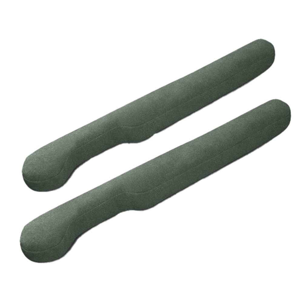 SNBLO 1 Pair Car Seat Gap Filler Suede Seat Gap Plug Leak-proof Strip - Green