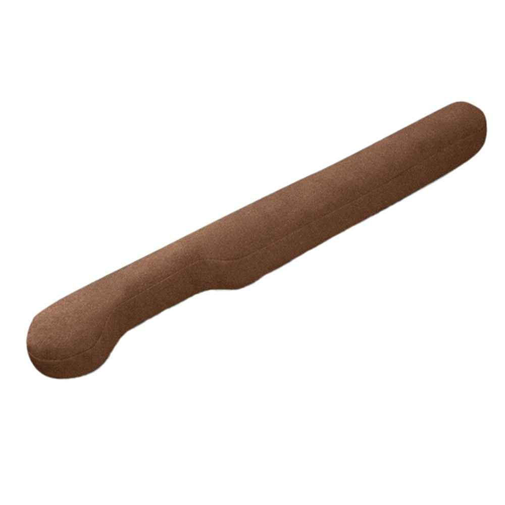 SNBLO 1Pc Car Seat Gap Filler Plug Leak-proof Suede Car Seat Gap Pad Strip - Brown