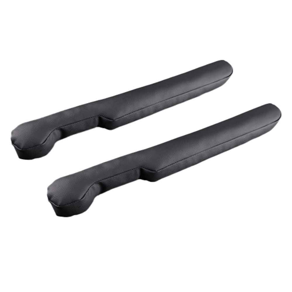 SNBLO 1 Pair Microfiber Leather Car Seat Seam Filling Strip Vehicle Seat Gap Filler Strip - Black