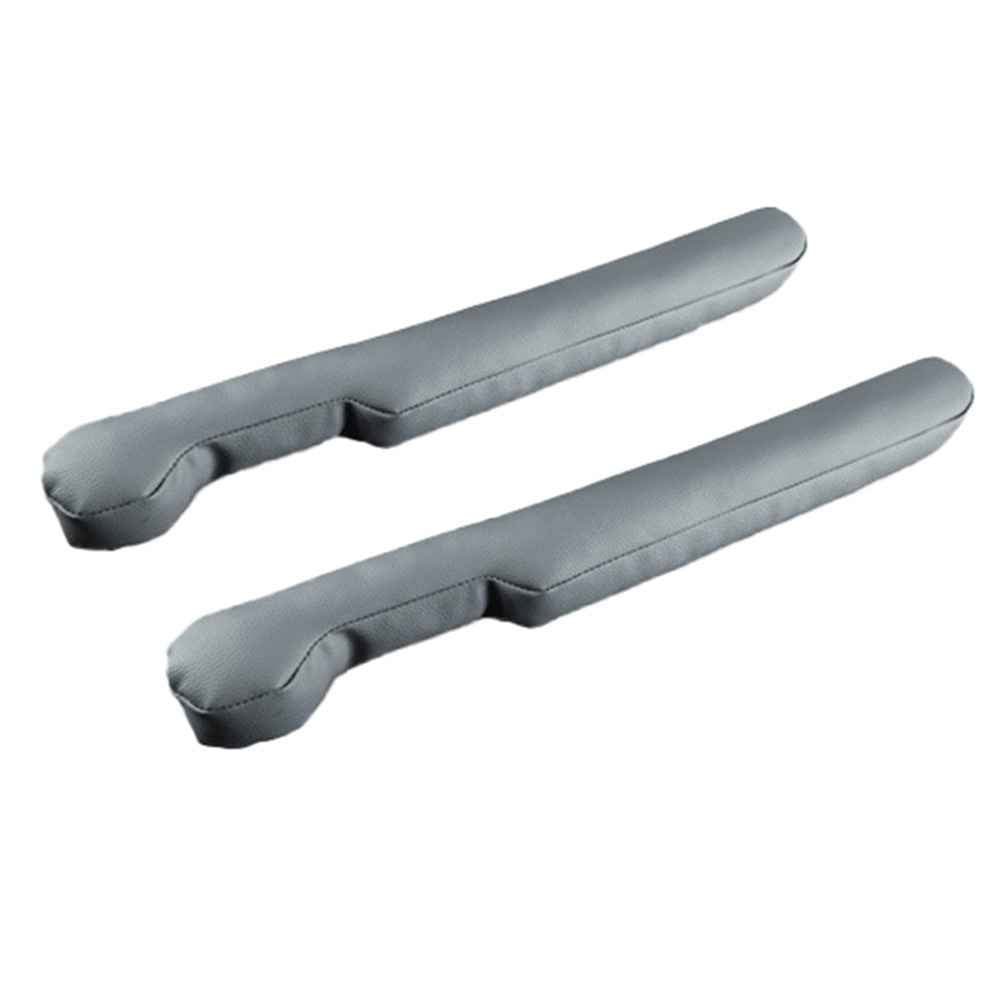SNBLO 1 Pair Microfiber Leather Car Seat Seam Filling Strip Vehicle Seat Gap Filler Strip - Grey