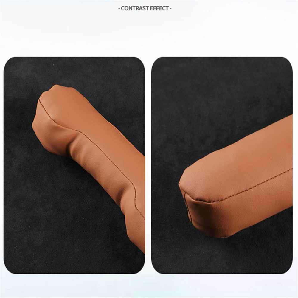 SNBLO Microfiber Leather Car Seat Seam Filling Strip Vehicle Seat Gap Filler Strip - Brown
