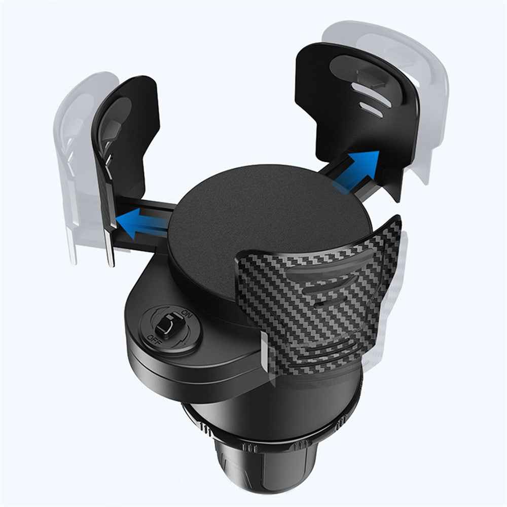Multifunctional Car Water Cup Holder Car Seat Up Layer Stretchable Water Cup Drink Holder (Size: S)