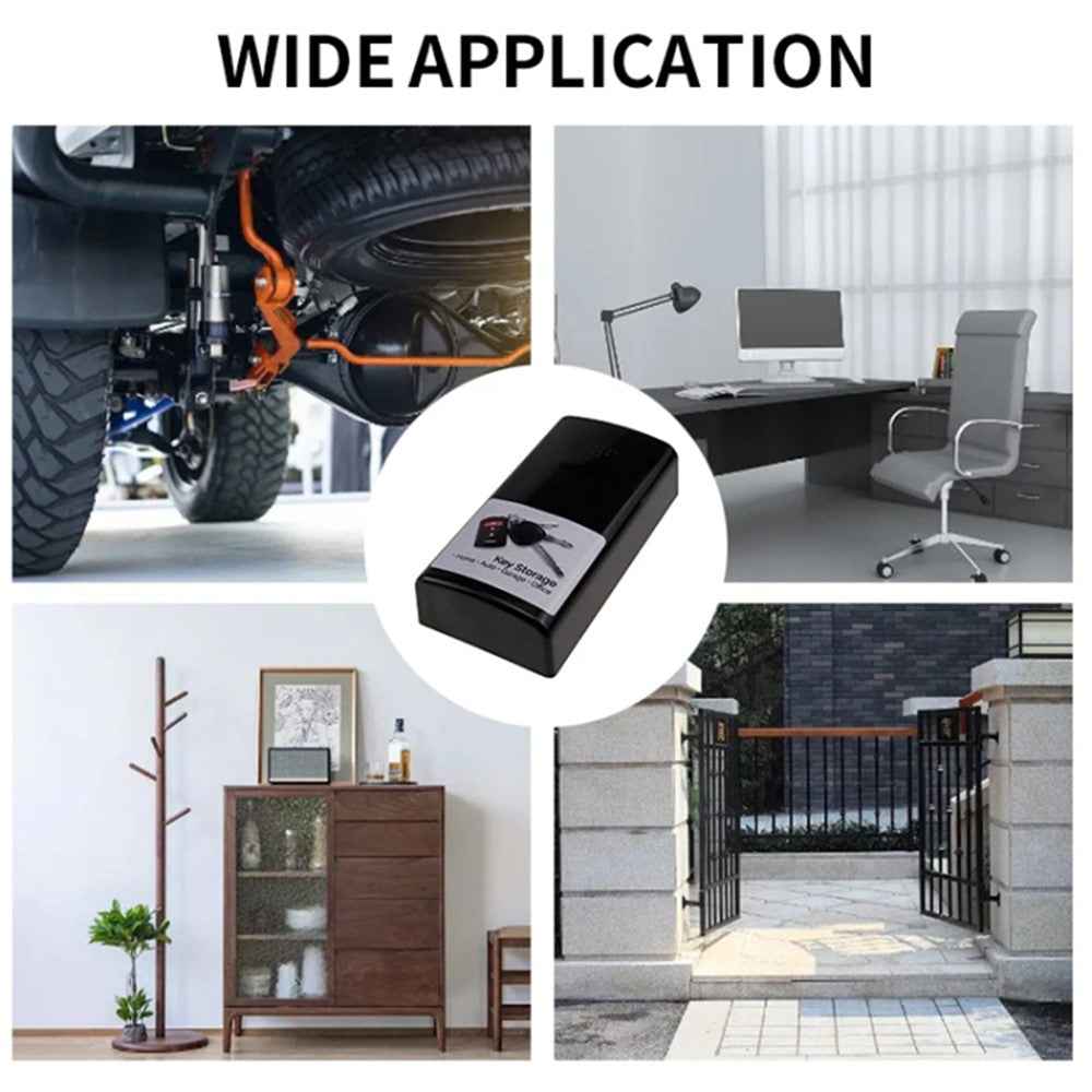 Anti-lost Hidden Key Storage Box Magnetic Portable Car Keys Holder for Home Office Travel