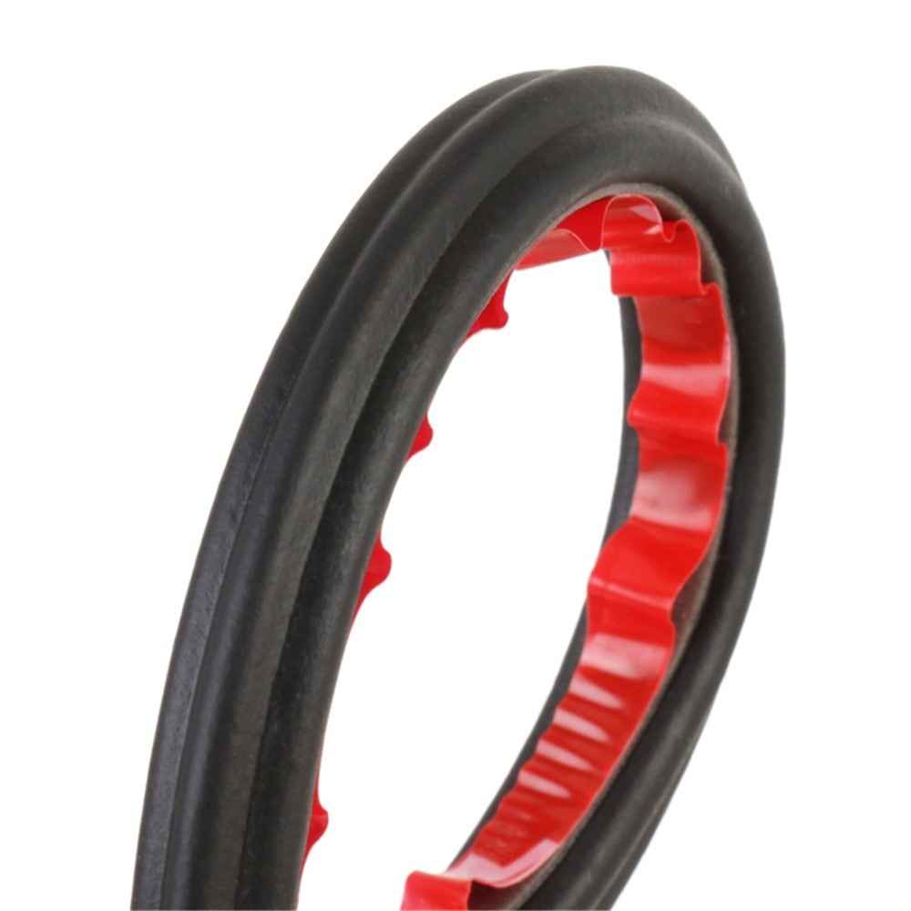 10m 5-Hole Car Door Hood Trunk Rubber Seal Strip Vehicle Door Noise Insulation Anti-collision Adhesive Strip