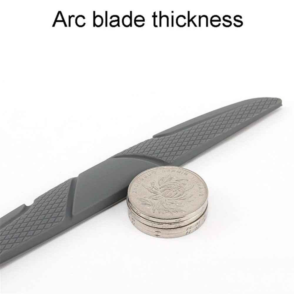 SHAN SHI 7755# 4Pcs Car Truck Door Anti-collision Guard Silicone Strips - Grey