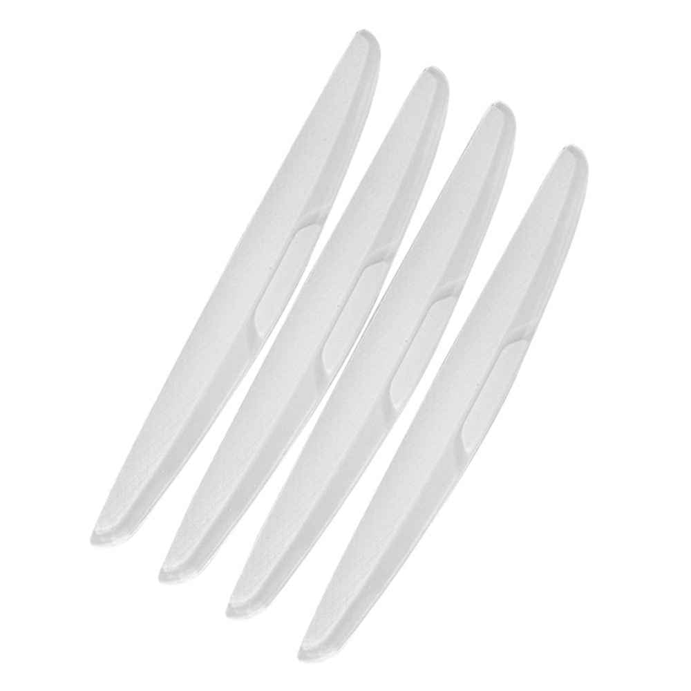 SHAN SHI 7755# 4Pcs Car Truck Door Anti-collision Guard Silicone Strips - Translucent