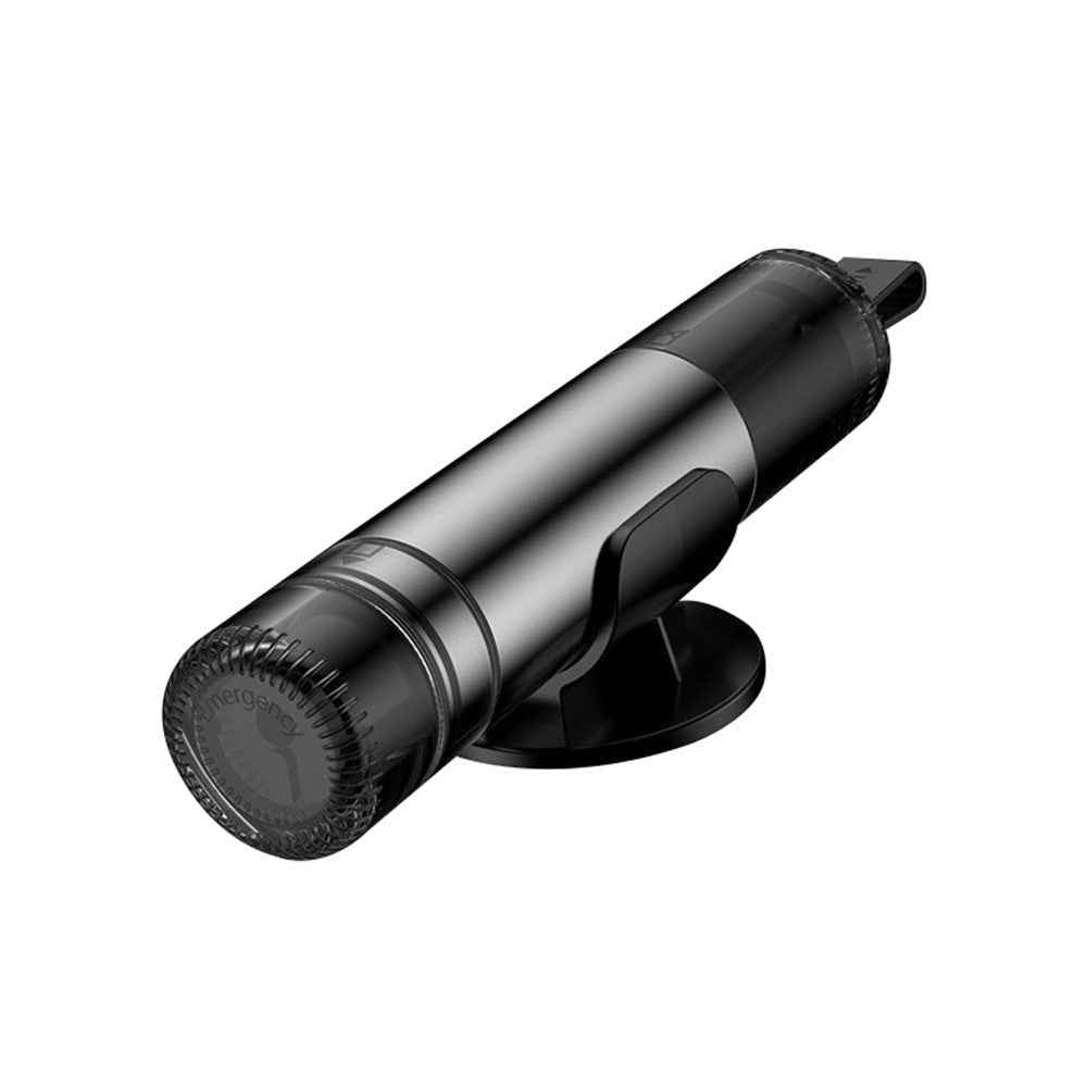 Car Safety Hammer Window Glass Breaker and Seat Belt Cutter Emergency Escape Tool - Silver