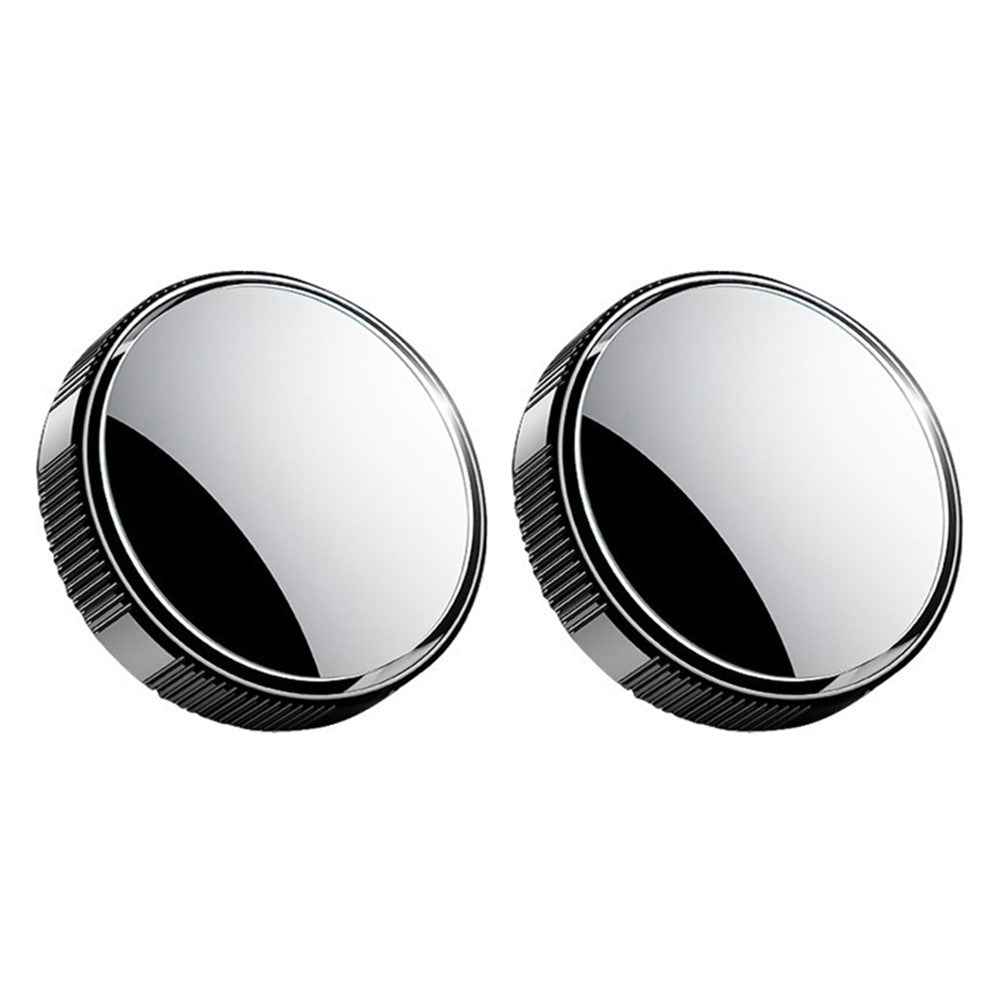 2Pcs Blind Spot Mirrors Rotating Automotive Side Blindspot Mirror for Car Waterproof HD Rear Glass - Tarnish
