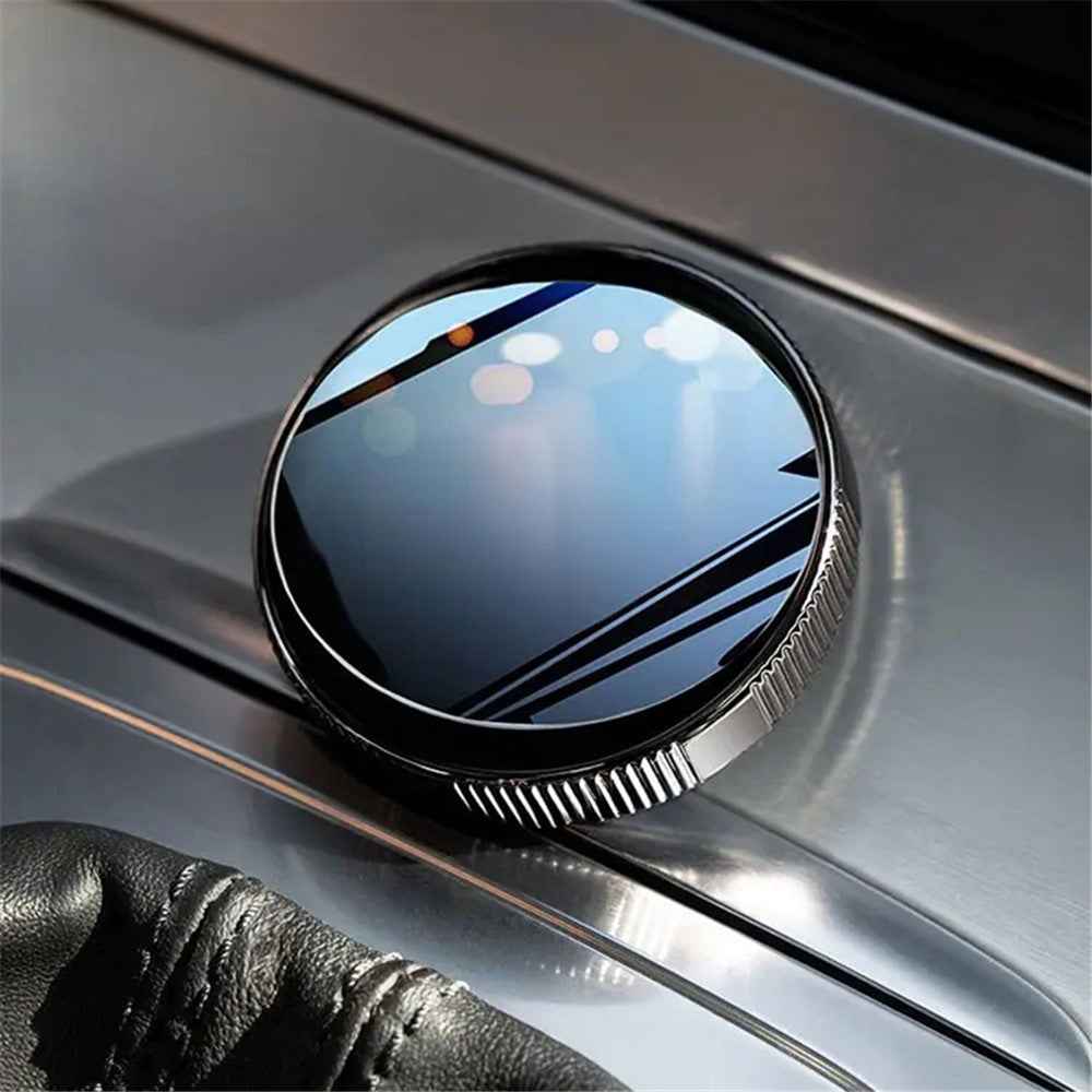 2Pcs Blind Spot Mirrors Rotating Automotive Side Blindspot Mirror for Car Waterproof HD Rear Glass - Tarnish