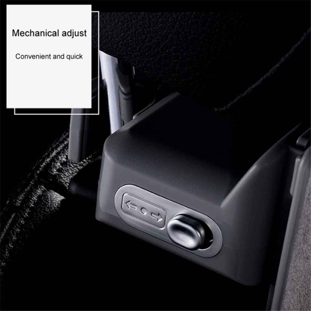 Position Adjustable Car Seat Neck Support Pillow Memory Foam Headrest Cushion - Pink