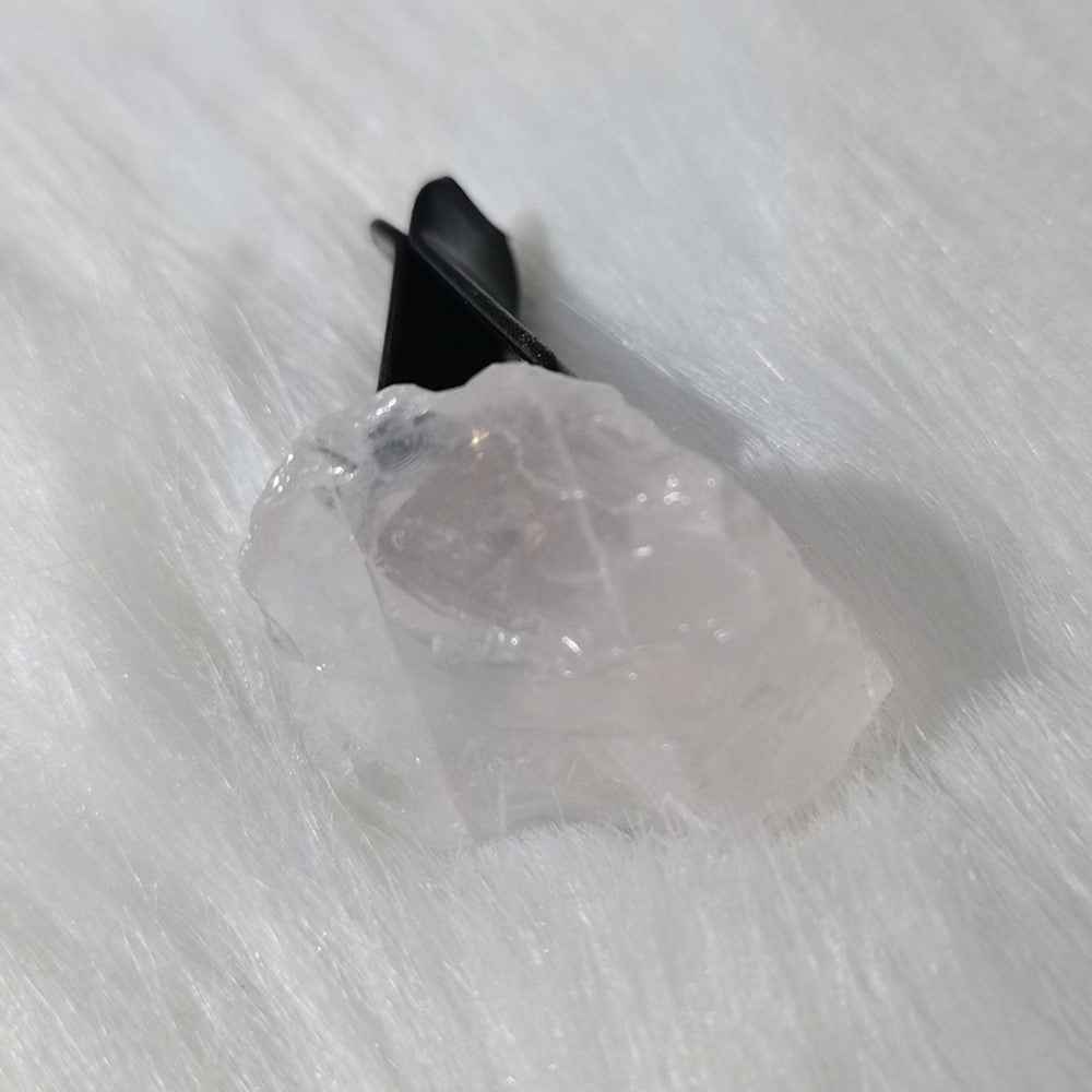 Crystal Stone Car Air Vent Clips Car Decoration Ornament for Women Car Interior Accessory - White