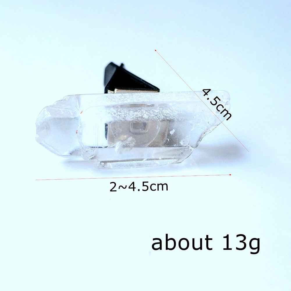 Crystal Stone Car Air Vent Clips Car Decoration Ornament for Women Car Interior Accessory - White