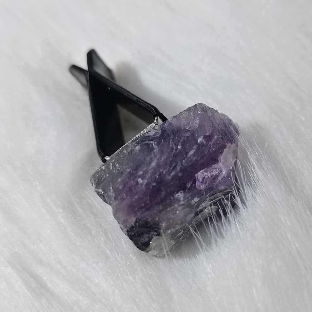 Crystal Stone Car Air Vent Clips Car Decoration Ornament for Women Car Interior Accessory - Amethyst