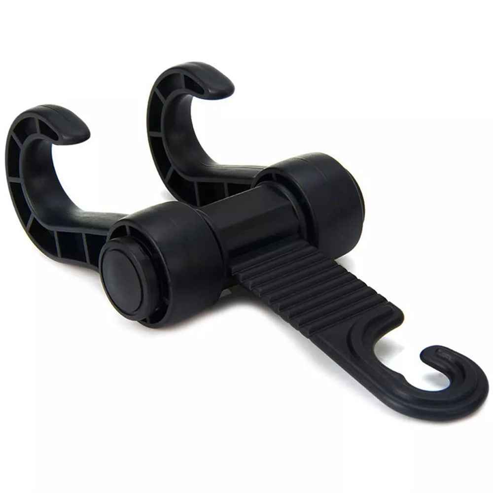 Car Seat Back Hook Multi-functional Auto Car Seat Headrest Hanger Holder, Double Hanging Hook