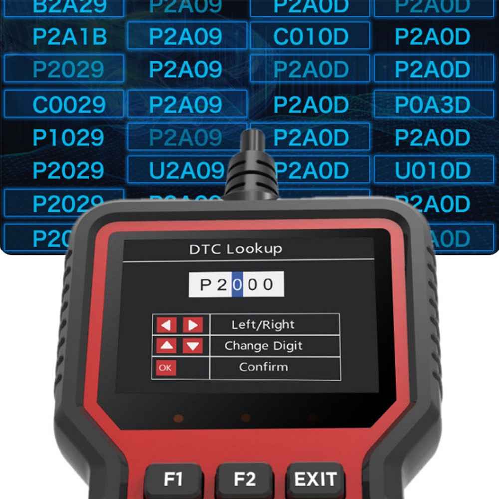V519 2.8-inch Car Fault Diagnostic Instrument Engine Fault Reading Data Diagnostic Detector Tool