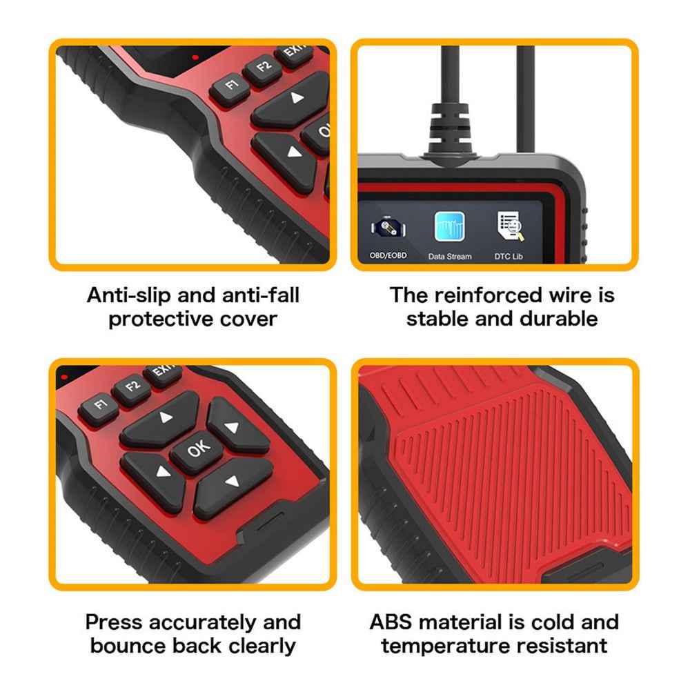 V519 2.8-inch Car Fault Diagnostic Instrument Engine Fault Reading Data Diagnostic Detector Tool