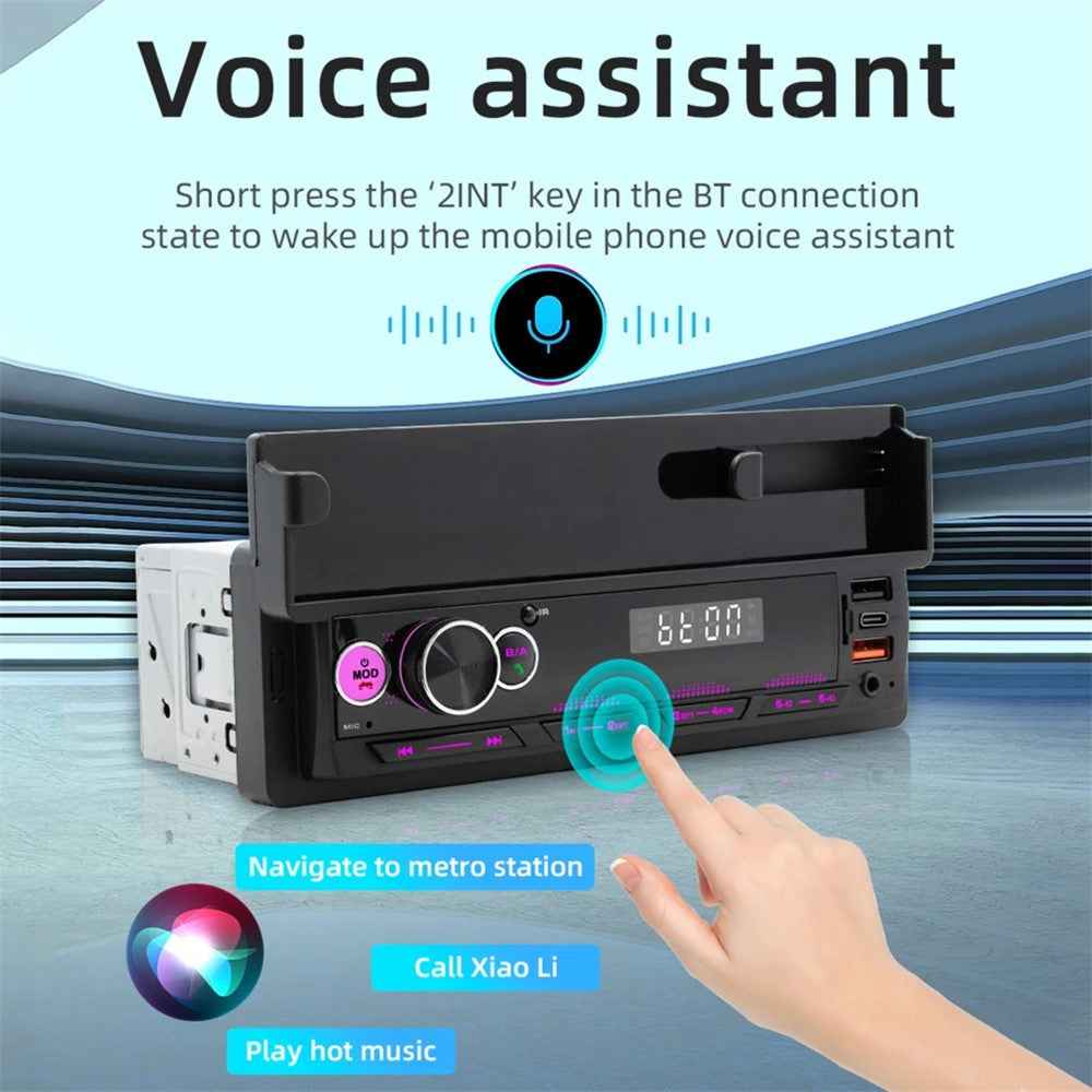 D160 Car Bluetooth-compatible MP3 Player FM Radio Multimedia Lossless Music Player