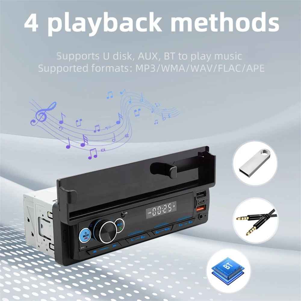 D160 Car Bluetooth-compatible MP3 Player FM Radio Multimedia Lossless Music Player