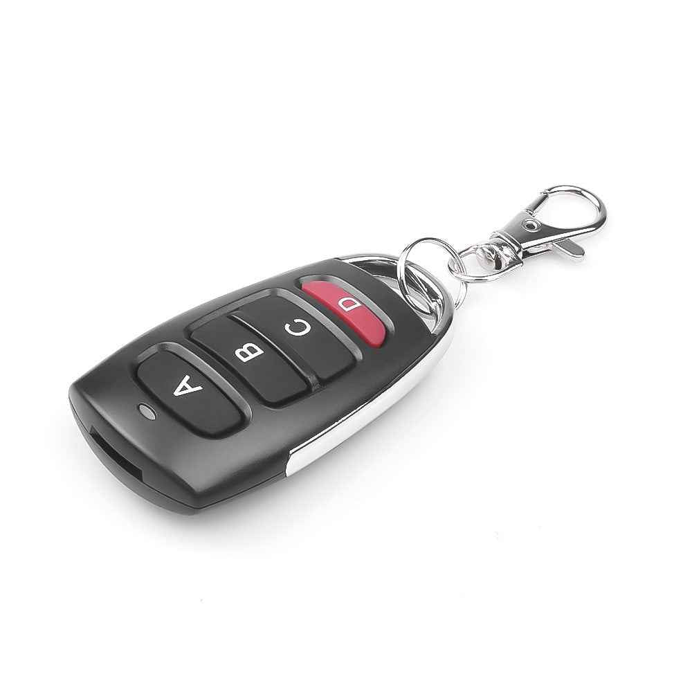 433MHZ Wireless Remote Control 4 Channel Garage Gate Door Opener Clone Cloning Code Car Key Duplicator