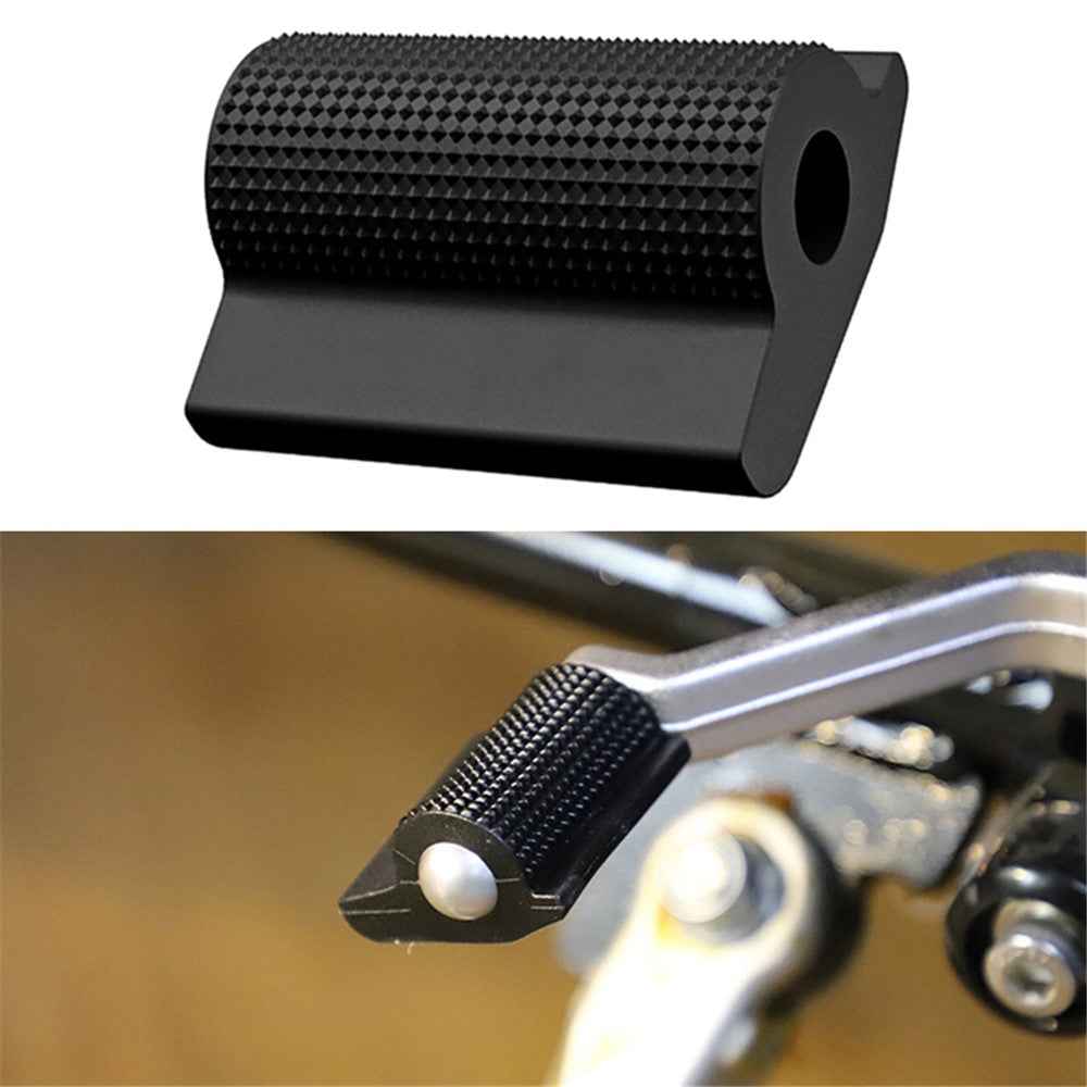 Universal Motorcycle Shift Gear Lever Pedal Rubber Cover Anti-skid Shoe Protector Foot Peg Toe Gel Motorcycle Accessories - Black