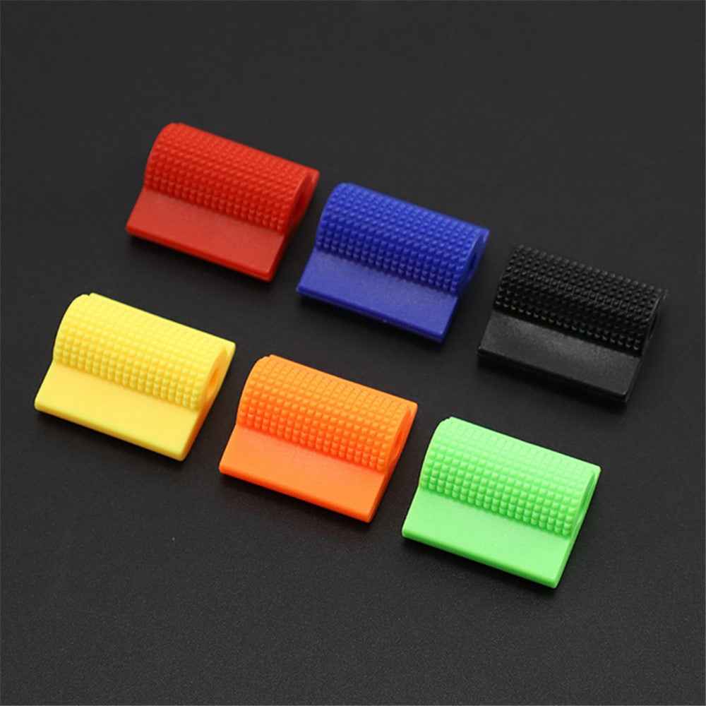 Universal Motorcycle Shift Gear Lever Pedal Rubber Cover Anti-skid Shoe Protector Foot Peg Toe Gel Motorcycle Accessories - Orange