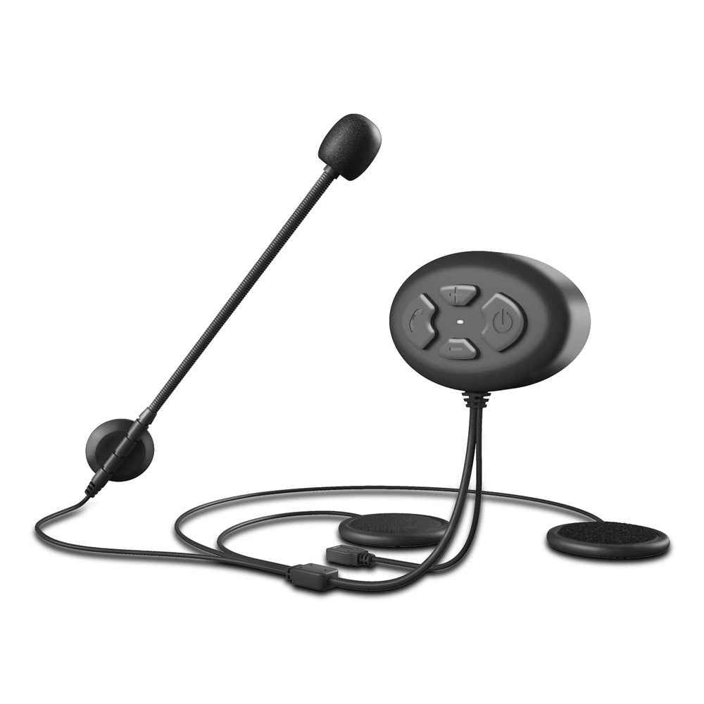 Wireless Bluetooth-compatible Helmet Intercom Headset Call + Music + FM Waterproof Headphone