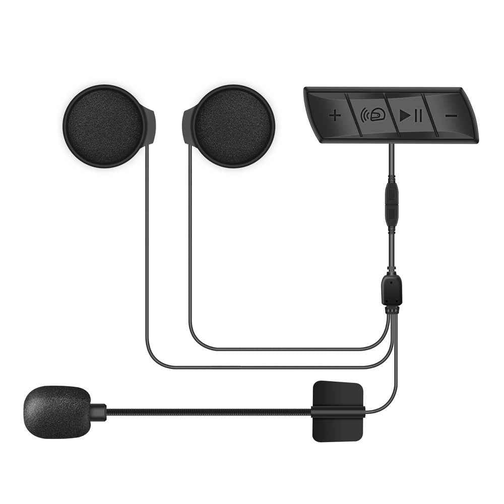 M7 Wireless Headphone Bluetooth-compatible 5.0 Helmet Headset Stereo Sound Waterproof Auto Answer Earphone with FM Radio