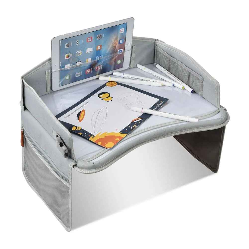 Kids Car Seat Lap Desk Oxford Cloth Travel Tray Drawing Writing Table for Children