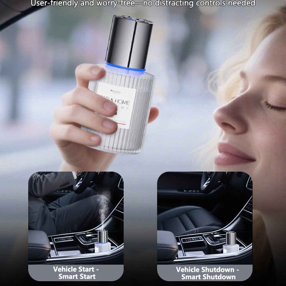YESIDO VC16 Smart Car Fragrance Diffuser Type C Rechargeable 5 Modes Automatic Air Freshener
