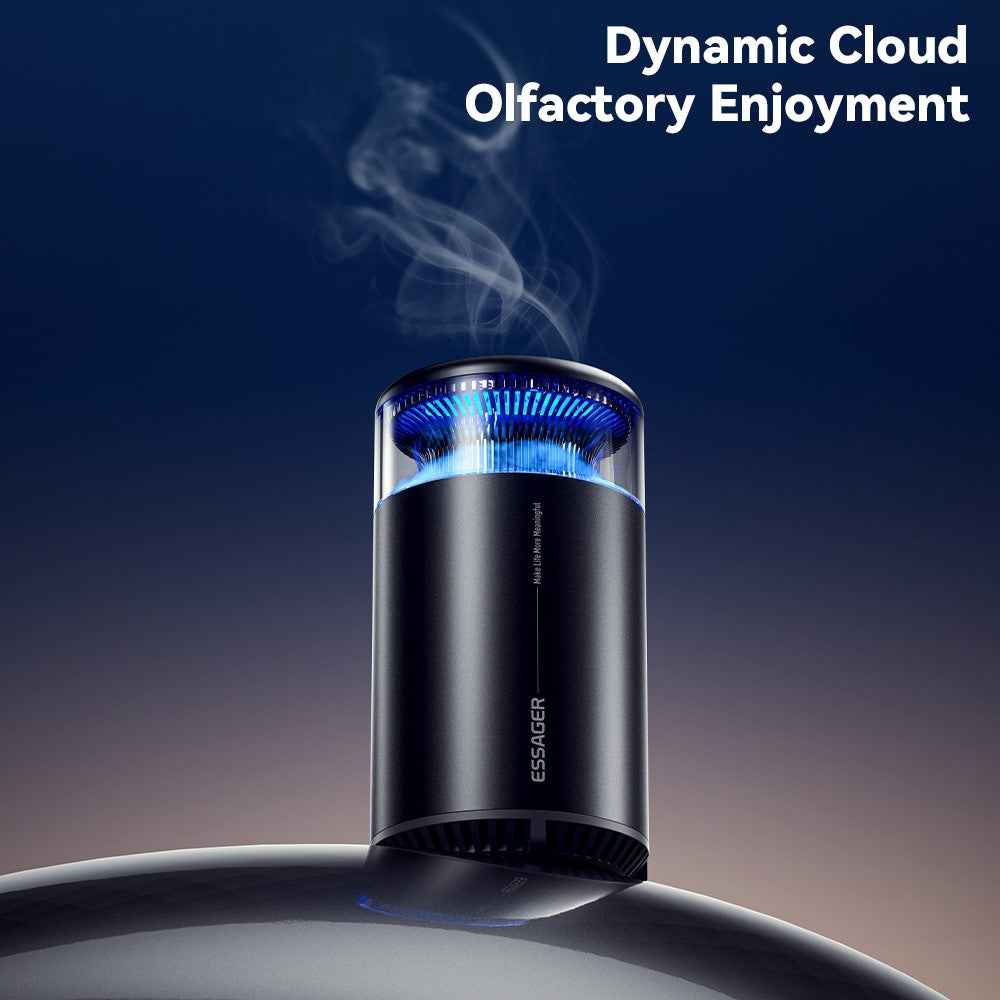 ESSAGER ES-XX01 Car Aromatherapy Machine Fragrant Mist Aroma Diffuser Air Freshener - Cloud Forest Aroma
