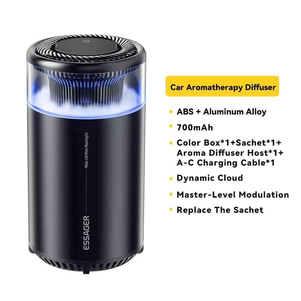 ESSAGER ES-XX01 Car Aromatherapy Machine Fragrant Mist Aroma Diffuser Air Freshener - Morning Vitality Aroma