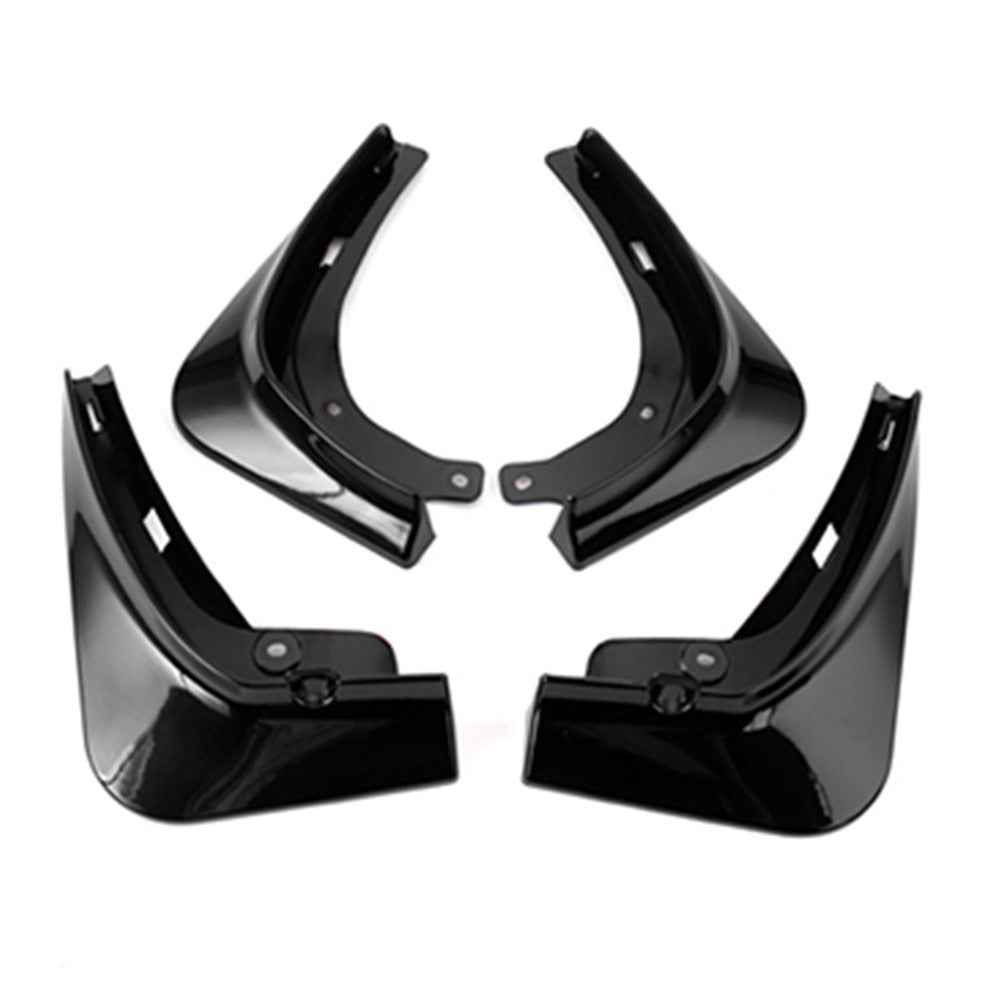 4PCS Mud Flap Mud Guard for Tesla Model 3 No Drilling Car Front and Rear Wheel Fender - Black