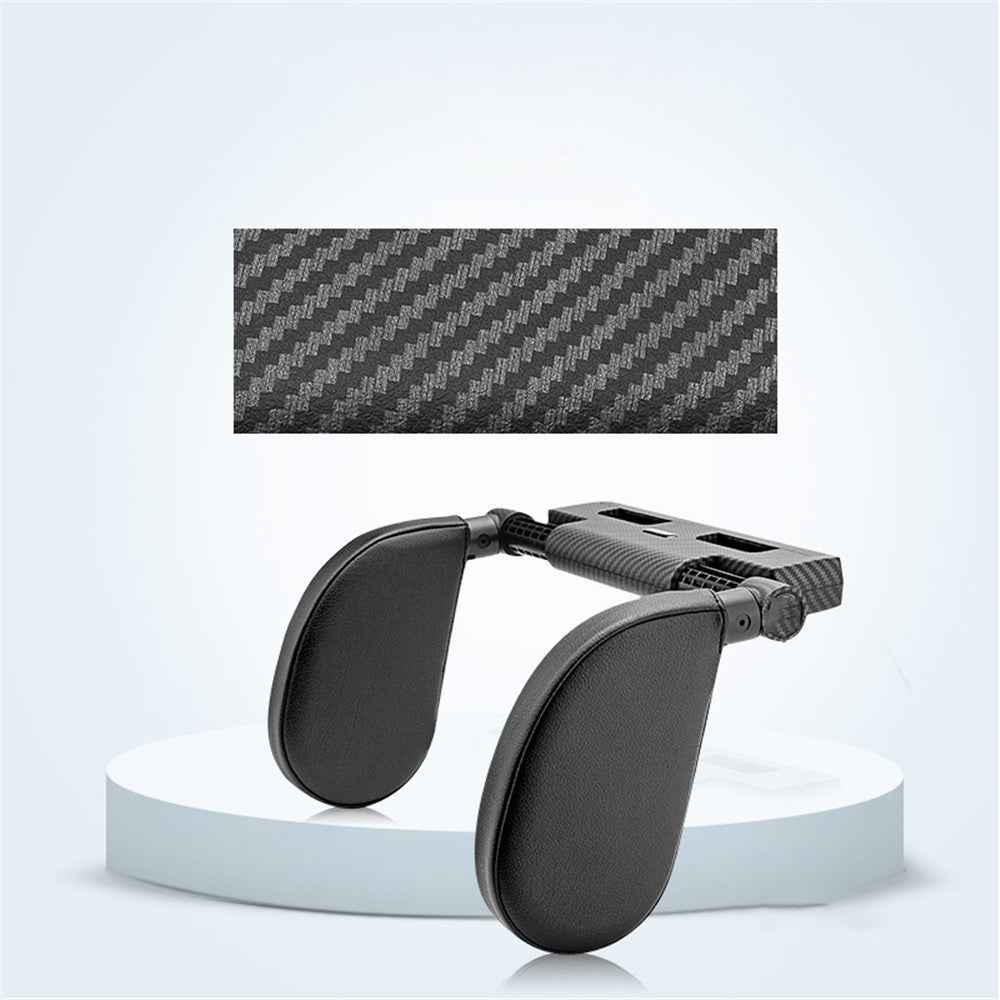 A03 Car Headrest Seat Backrest Neck Guard Travel Side Sleeper U-Shaped Sleeping Aid Car Back Seat Cushion - Black
