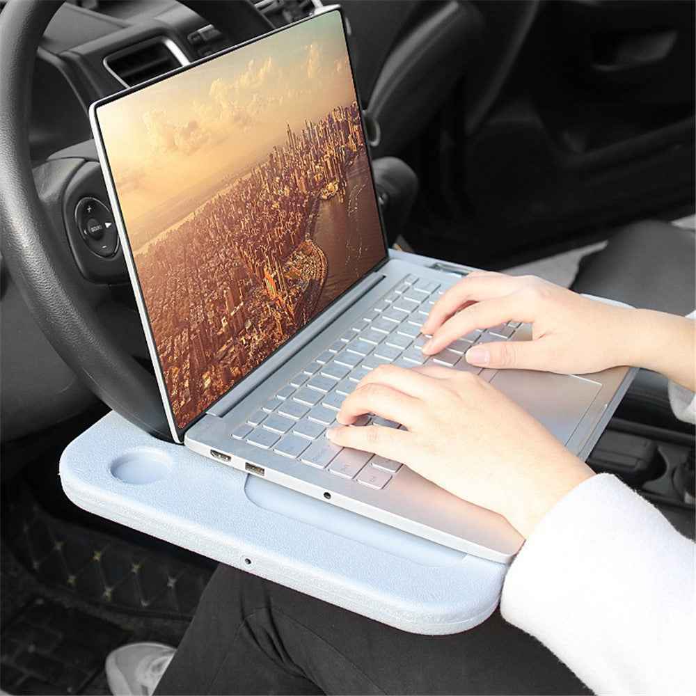 BN-C03-1C Adjustable Car Steering Wheel Table Board for Laptop Notebook Drinking Eating Stand Tray Holder - Black