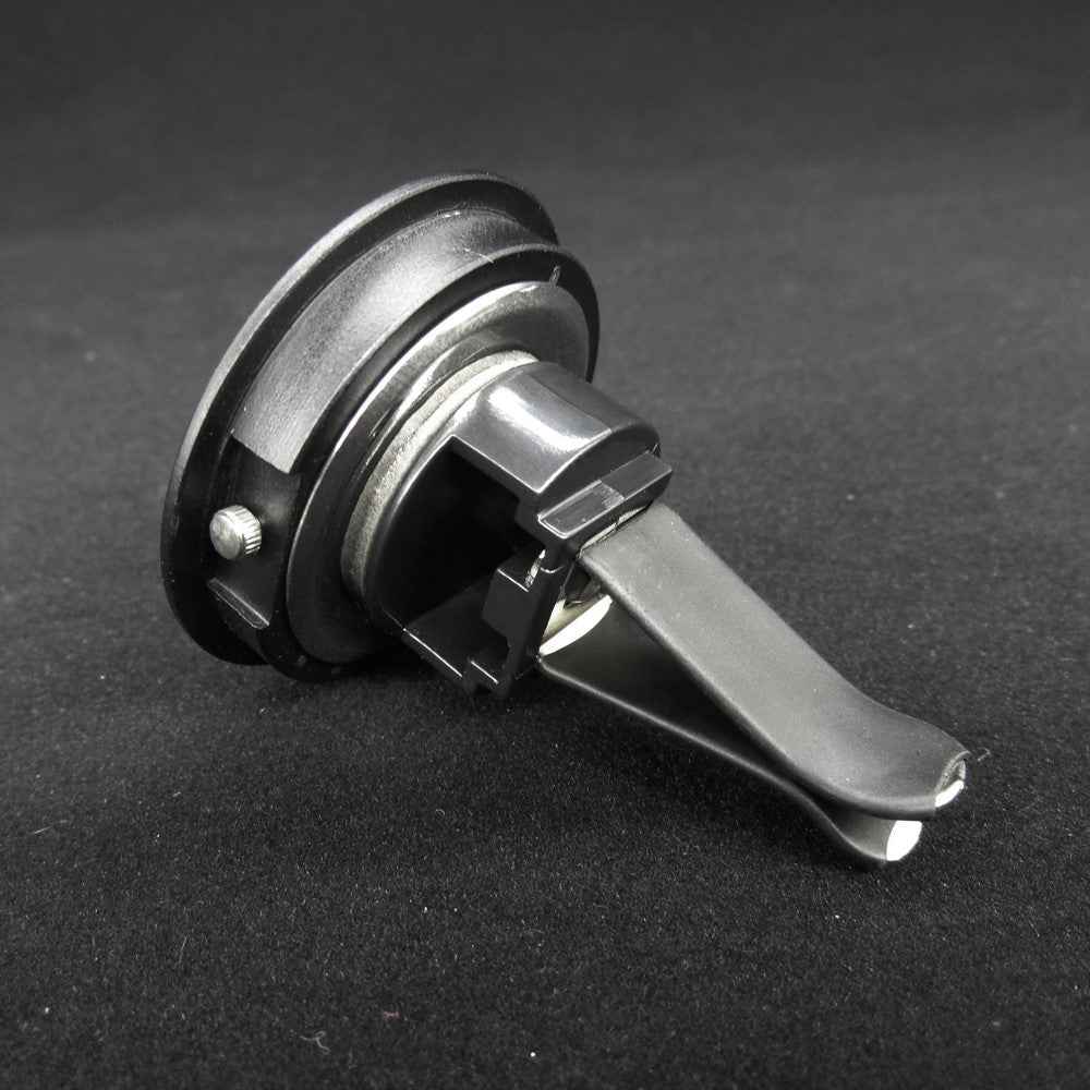Luminous Mini Car Air Vent Clip-on Round Quartz Clock Car Interior Decoration - Black